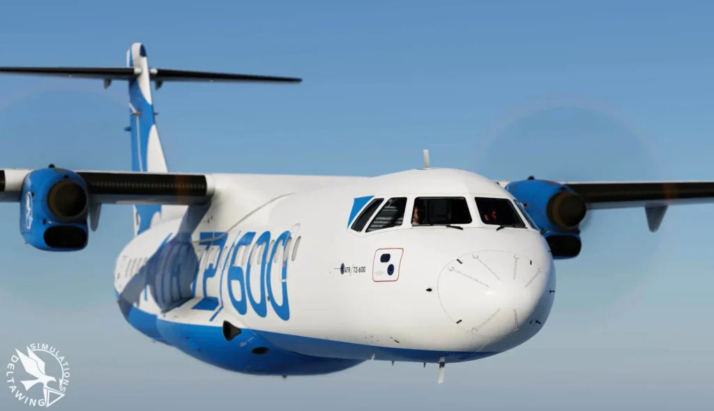 Deltawing ATR 72-600 in X-Plane 12